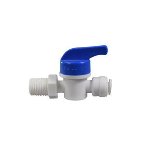 Vanne à boisseau sphérique en plastique, filetage externe 1/4 po, interrupteur de commande de filtre à eau pour machine à eau pure - Product Image 4
