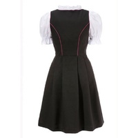 Oktoberfest traditionnel allemand bavarois Mini robe ensemble belles jupes brodées Shorts pour adultes filles Trachtenmode Dirndl