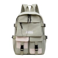 Sac à dos étudiant Marksman Fashion grande capacité, multicolore, imperméable, avec compartiment pour ordinateur et dossier ergonomique