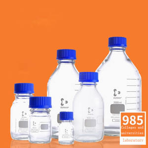 Duran Schott Schott bottiglia di vetro vite per bottiglia blu coperchio bottiglia di reagente 50 100 250 500 1000 2000 5000ml - Product Image 6