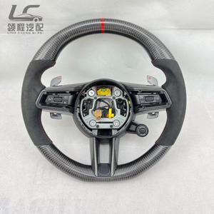 Volante de Cuero de Lujo Directo de Fábrica para <span class=keywords><strong>Porsche</strong></span>, Actualización Perfecta de Alta Calidad para Panamera, Cayenne, Macan, 911, 718, Taycan - Product Image 3