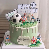 Großhandel Fußball Kuchen dekorative Ornamente Kreative Fußball Boy Plug-in Geburtstag Dekorationen