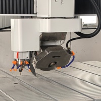 4 Ejes Máquinas de Corte de Piedra, Potencia 25kw, con Fresa y Capacidad de Biselado de 45 Grados