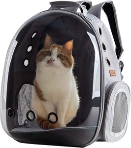 Amazon Hot Sale Cat Backpack Carrier Bubble Bag, Transparent Space Capsule Pet Carrier Dog Hiking Backpack, pets' travel bags