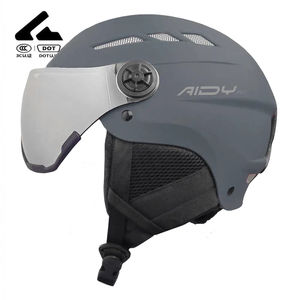 Настраиваемый двойной спортивный лыжный и сноубордический шлем с козырьком из материала ABS + EPS S <span class=keywords><strong>M</strong></span> L XL размера XXL CE EN1077 сертифицированные взрослые дети - Product Image 6