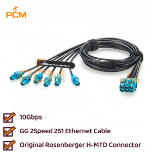 Cable divisor Ethernet automotriz H-MTD x6 para sistema de desarrollo en banco, para desarrolladores de sistemas en vehículos NVIDIA DRIVE AGX <span class=keywords><strong>Thor</strong></span> - Product Image 2