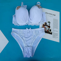 Ensemble soutien-gorge et culotte grande taille pour adolescentes, modèle YRF032, tailles 42-52D, avec couleurs variées, vente en gros, offre spéciale