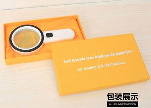 Loupe avec lumière, loupe à main, grande loupe, 12 LED éclairées, loupe pour la dégénérescence maculaire - Product Image 5