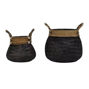 ตะกร้าไม้ไผ่รักษ์โลก สีธรรมชาติ/สีตามสั่ง รูปทรงกลม/สี่เหลี่ยมผืนผ้า/สี่เหลี่ยมจัตุรัส ผลิตในเวียดนาม ยืดหยุ่น ทนทาน ได้รับความนิยมสูง - Product Image 3