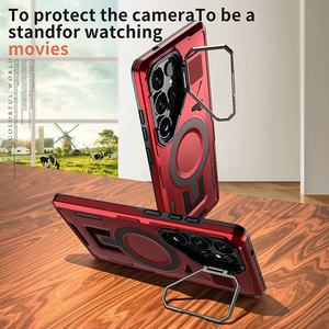 Téléphone portable Aimant Aspiration Protecteur Couverture Funda Cas pour <span class=keywords><strong>Samsung</strong></span> S24FE S23FE A06 A16 5G <span class=keywords><strong>S22</strong></span> S23 S24 S25 Plus Ultra - Product Image 2