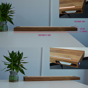 2025 Factory Direct Sale <b>Wine</b> Rack Square Shape Acacia Solid Wood Warm <b>Light</b> LED <b>Wine</b> <b>Bottle</b> Holder Storage for Bar Home Decor - Product Image 5