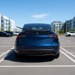 Db Wholesale Car <b>Spoiler</b> 47.2 In Abs Material Baking Paint Tesla Model Y Single Deck <b>Rear</b> Trunk Fitment - Product Image 2