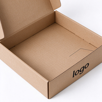Boîtes d'expédition personnalisées imprimées, emballage en papier kraft, carton, emballage cadeau, boîtes d'expédition pour envoi aérien