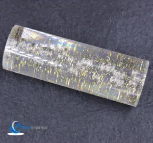 Нин E-plastic акриловый стержень с пузырьками (экструдированный) прозрачный стержень с пузырьками внутри ПММА акриловый пластиковый стержень