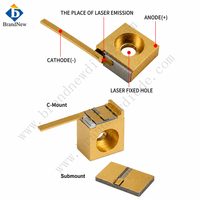 Laser diode 976 nm 3 W à monture C avec FAC pour pompe laser à fibre Yb et test de spectroscopie optique en laboratoire