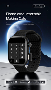 Đồng hồ thông minh GPS 4G/5G màn hình AMOLED HD, hoạt động như điện thoại thông minh, theo dõi nhịp tim, huyết áp, oxy, camera, hỗ trợ <span class=keywords><strong>Android</strong></span> và IOS - Product Image 4