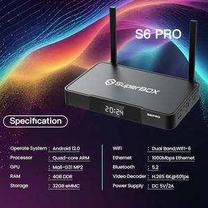 ซุปเปอร์บ็อกซ์ S6โปร2025เวอร์ชั่นใหม่ล่าสุดเทียบกับ vseebox V3โปร V5โปร V3พลัส - Product Image 1