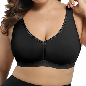 Retour Fermer sans armature Soutien-gorge en coton doux sans doublure sans doublure sans doublure - Product Image 2