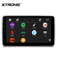 Autoradio universel 10,1 pouces à écran QLED avec CarPlay, Android Auto, DSP, entrée/sortie RCA, puce radio - XTRONS