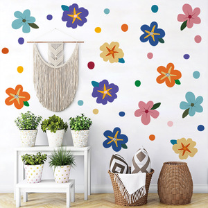 Stile bohémien semplici <span class=keywords><strong>adesivi</strong></span> a <span class=keywords><strong>fiori</strong></span> autoadesivi <span class=keywords><strong>per</strong></span> frigorifero camera dei bambini parete ambientale - Product Image 5