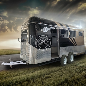 Remorque porte-chevaux standard australienne avec espace de transport incliné pour courses hippiques - Product Image 1