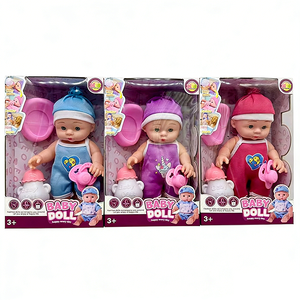 Poupée personnalisée parlante pour bébé avec biberon et tétine, 10 pouces, en vinyle, pour l'apprentissage de la propreté et les jeux d'imitation - Product Image 2