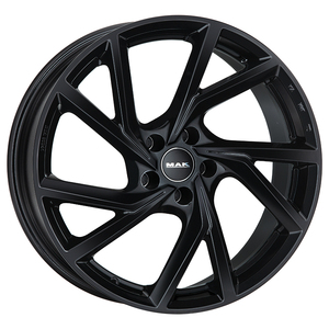 Rueda de Aleación Negra Brillante, Nuevo Modelo KASSEL para Reemplazo - Product Image 1