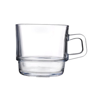 Boba en verre de cristal personnalisé, modèle Unique, Vintage, conception chinoise turque/japonaise, réutilisable, bulle de lait, service à thé avec soucoupes, vente en gros - Product Image 3