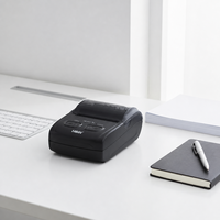 Imprimante thermique de tickets sans fil de poche, batterie 1500 mAh, 58 mm, pour les files d'attente des comptoirs de traiteur