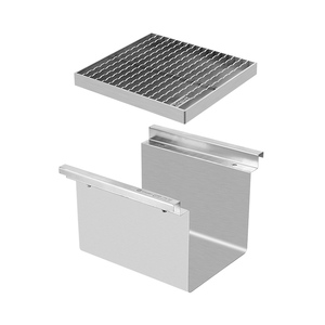 ניקוזי תעלות נירוסטה קלים לניקוי, עמידים בפני קורוזיה וידידותיים לסביבה, עם שיפוע מובנה לחדרי אמבטיה, מטבחים, מרתפים ובתי מלון. - Product Image 2