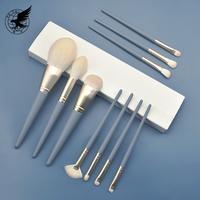 Ensemble de pinceaux de maquillage à prix avantageux, 10 pièces, en fibres de maïs, outils cosmétiques, kit de pinceaux de maquillage, ensemble acceptable, outil de pinceau OEM