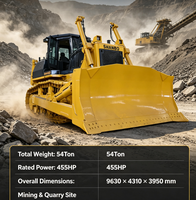 . Bulldozer SD46 para Minería de Gran Tamaño, 460HP, Alta Tracción, 54 Toneladas, con Gran Distancia al Suelo