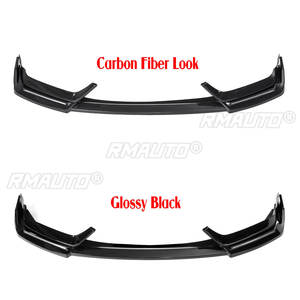 Car Front Bumper Lip Splitter <b>Diffuser</b> Lip Body Kit Spoiler <b>With</b> <b>LED</b> Day <b>Light</b> Protector for Honda Civic Si/HATCHBACK 2017-2021 - Product Image 2