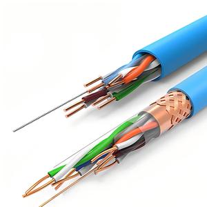 Cordon de raccordement intérieur extérieur Cat6 Cat6A Cat7 Cat8 SFTP 10M 20M 25M 30M 50M Câble réseau <span class=keywords><strong>Ethernet</strong></span> LAN Câbles de communication - Product Image 2