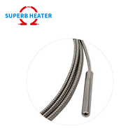 Termopar atornillado de acero inoxidable de 5*30mm, sensor de temperatura de alta precisión tipo K