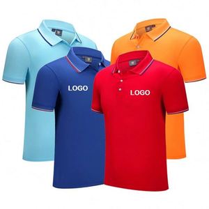 เสื้อโปโลผู้ชายแบบเรียบง่ายคุณภาพสูงขายส่ง พร้อมปักโลโก้ตามสั่ง - Product Image 2