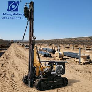 Pile driver et foreuse solaires TZ535 : Conception ouverte pour un entretien facile par des travailleurs locaux - Product Image 3