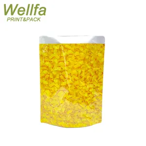 Impresión personalizada alta temperatura 121 esterilización de grado alimenticio bolsa de retorta de agua de alimentos en embalaje Flexible con muesca de rasgado