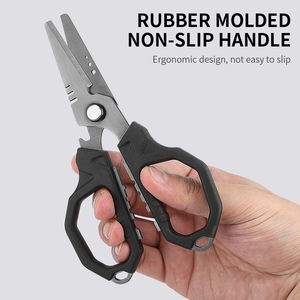 กรรไกรตกปลา KLIFISHING พร้อมใบมีดสแตนเลส ด้ามจับยางและพลาสติก พร้อมปลอกป้องกัน - Product Image 6