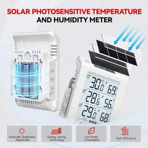 Baldrtherm trong nhà & Ngoài trời Nhiệt kế kỹ thuật số và độ ẩm b0598t4h4 màn hình làm bằng nhựa bền - Product Image 2
