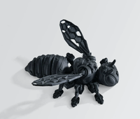 Nouvelle Statue Modèle Abeille Cyberpunk 3D 2025 – Jouet Personnalisé pour Enfants avec Ailes Mécaniques et Décoration Abeille Colorée – Cadeau