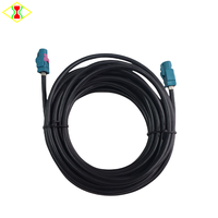 Câble adaptateur LVDS 4 broches, câble blindé 4 cœurs, connecteur femelle-femelle, 7 m pour écrans de transmission automobile, audio de voiture