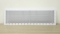 Grilles de ventilation au plafond en aluminium de conception moderne Type de charnière Grille d'air de retour Filtre amovible Application extérieure AC sous-sol
