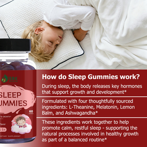 Factory Direct Sleep Gummies with Total Carbohydrate Supporting The Natural Support Restful Sleep Melatonin Gummies - Product Image 6