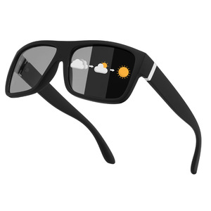 Lunettes de soleil polarisées, monture en métal noir, verres TAC, protection UV400, pour sports de plein air, cyclisme, pêche, conduite - Product Image 4