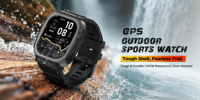 Montre connectée étanche pour homme avec logo personnalisé, compatible avec les plateformes de messagerie populaires, écran AMOLED, suivi des activités quotidiennes