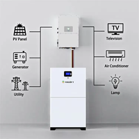 Sistema de Baterías de Almacenamiento de Energía Residencial Híbrido CAN Todo en Uno Modular Apilable LiFePO4 IP65 de 280Ah/314Ah con Stock en la UE, 10-20Kw