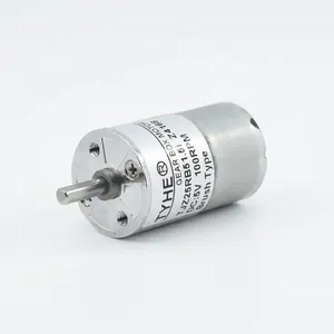 Goede Prijs TJZ25RB Kleine Maat 25Mm 24 Volt 12V 6V 250 Rpm 0.5W Hoge Koppel Dc reductie Motor Met Encoder