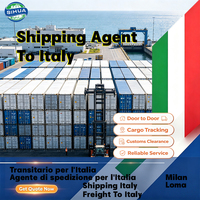 Agent de transport de fret, transport de marchandises, coursier vers l'Italie, Naples, transitaire, service logistique, expédition, livraison
