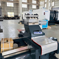 Tour CNC horizontal à banc plat robuste CK61125 avec affichage numérique (DRO) pour le tournage de brides Fanuc/GSK